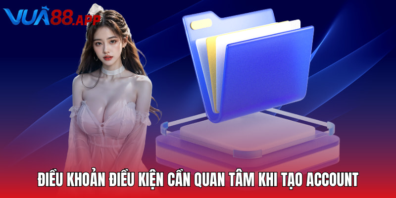 Điều khoản điều kiện cần quan tâm khi tạo account