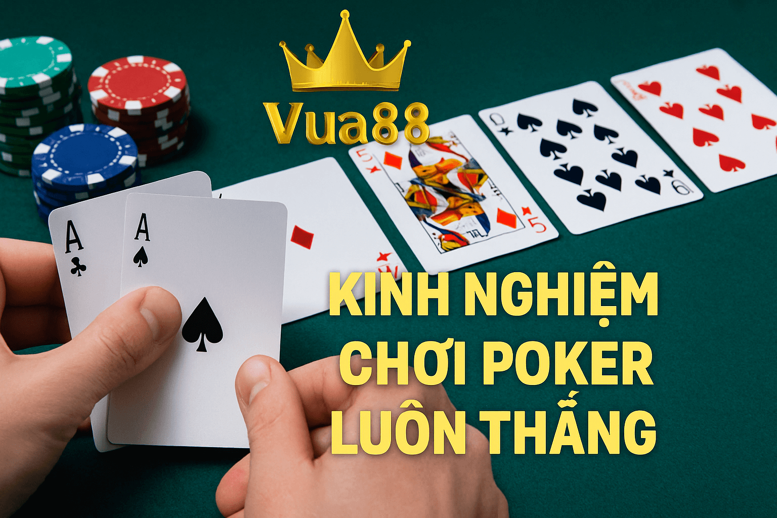 Kinh Nghiệm Chơi Poker Luôn Thắng: Bí Quyết Từ Cao Thủ Tại Vua88 1 Kinh nghiệm chơi poker luôn thắng